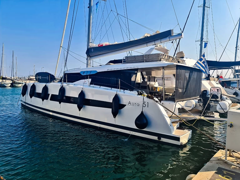 Bareboat Rental Catamaran Fountaine Pajot with a boat licence