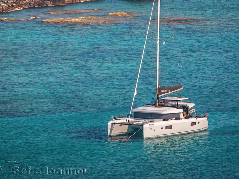 Lagoon Lagoon 42 charter bareboat or captained in  Syros (Island)