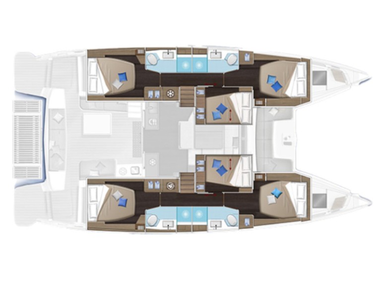 Lagoon Lagoon 51 charter bareboat or captained in  El Gouna