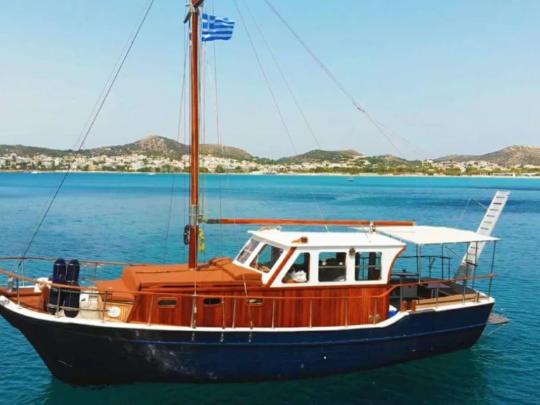 Sailboat rental in Athens - Custom Made Wooden greek