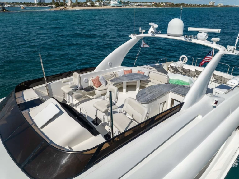 Lazzara IV Tranquility charter bareboat or captained in  Fort Lauderdale