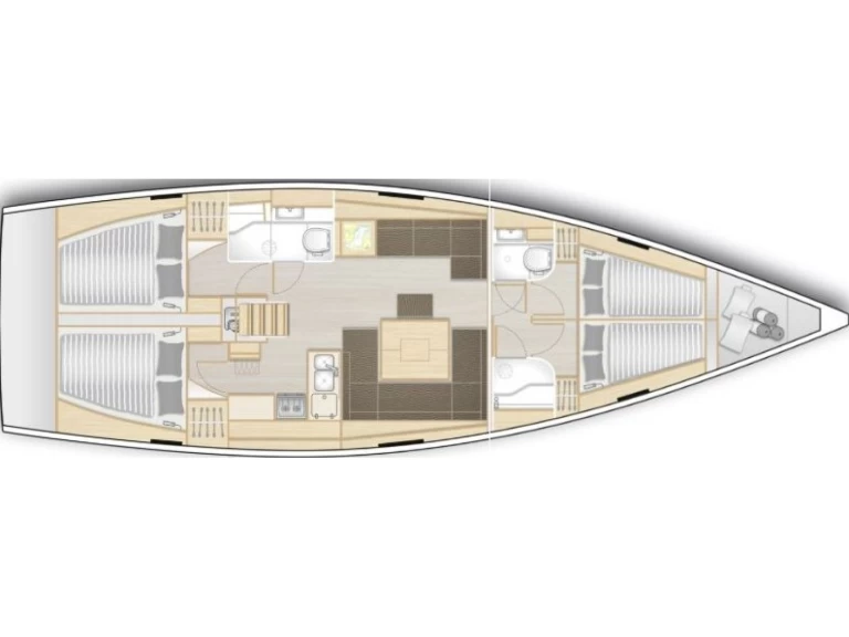 Hanse Hanse 458 charter bareboat or captained in  Lefkáda