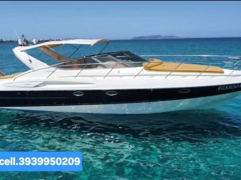 Cranchi Endurance 39 charter bareboat or captained in  Favignana