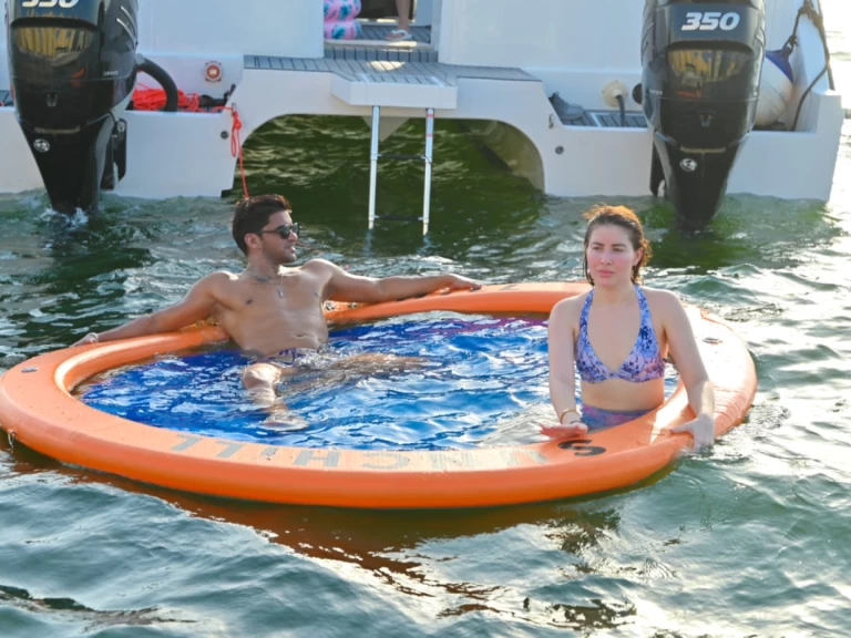 Catamaran 50 ft charter bareboat or captained in  Dubai