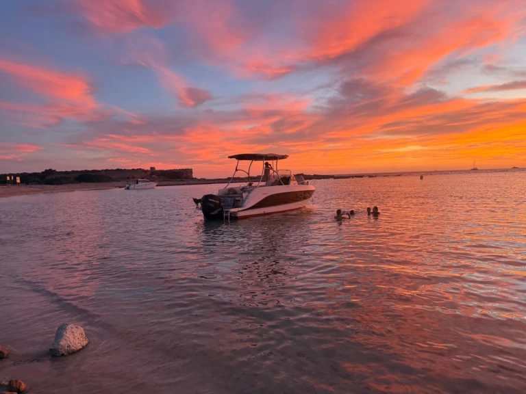 Yacht charter Ibiza Town cheap Activ 805 Sundeck