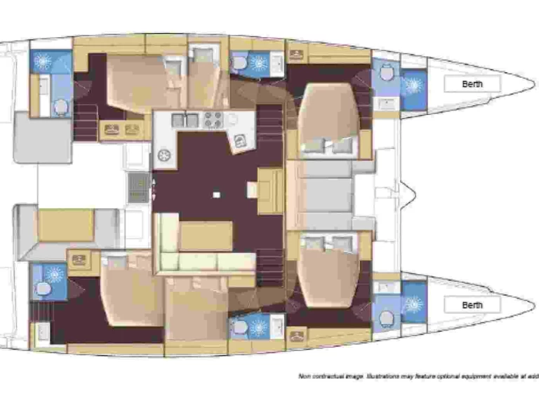 Yacht charter San Miguel De Abona cheap Lagoon 52 F