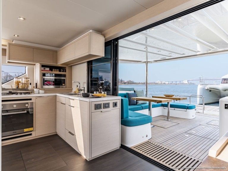 Bareboat Rental Catamaran Lagoon with a boat licence