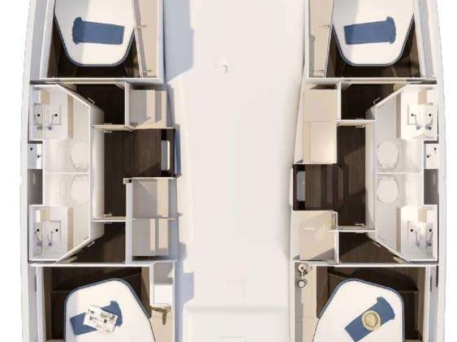 Fountaine Pajot FP 41 charter bareboat or captained in  Pointe-à-Pitre