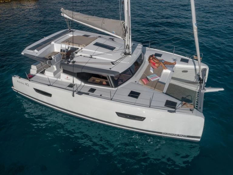 Fountaine Pajot Astrea 42 charter bareboat or captained in  Pointe-à-Pitre