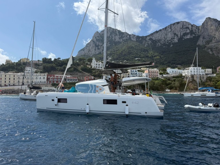 Bareboat Rental Catamaran Lagoon with a boat licence