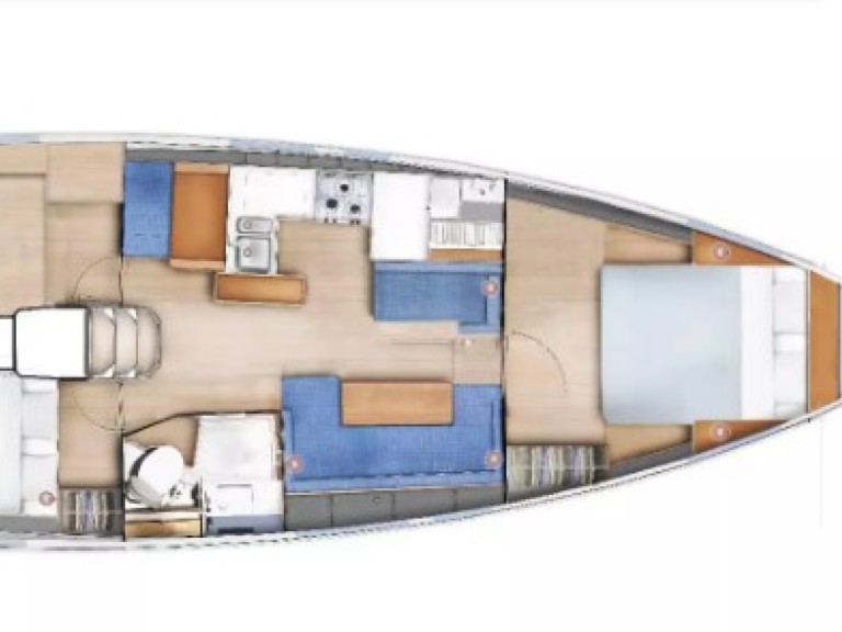 Sailboat rental with or without captain Jeanneau Hyères