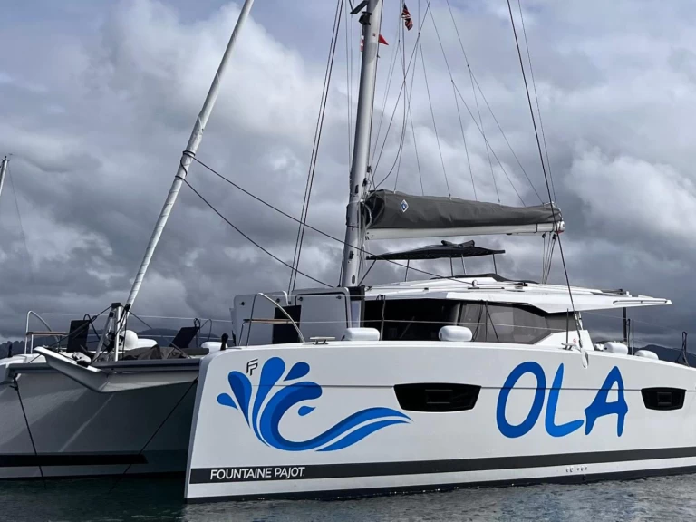 Fountaine Pajot Elba 45 charter bareboat or captained in  Le Marin