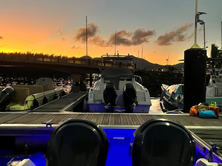 Yacht charter Mahé cheap Scarab 302 Sport