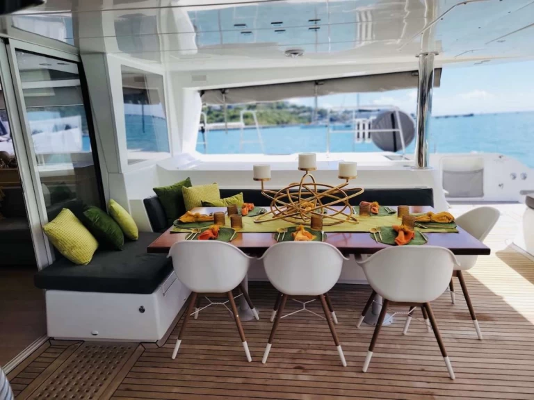 Lagoon HUNTRESS charter bareboat or captained in  British Virgin Islands (BVI)