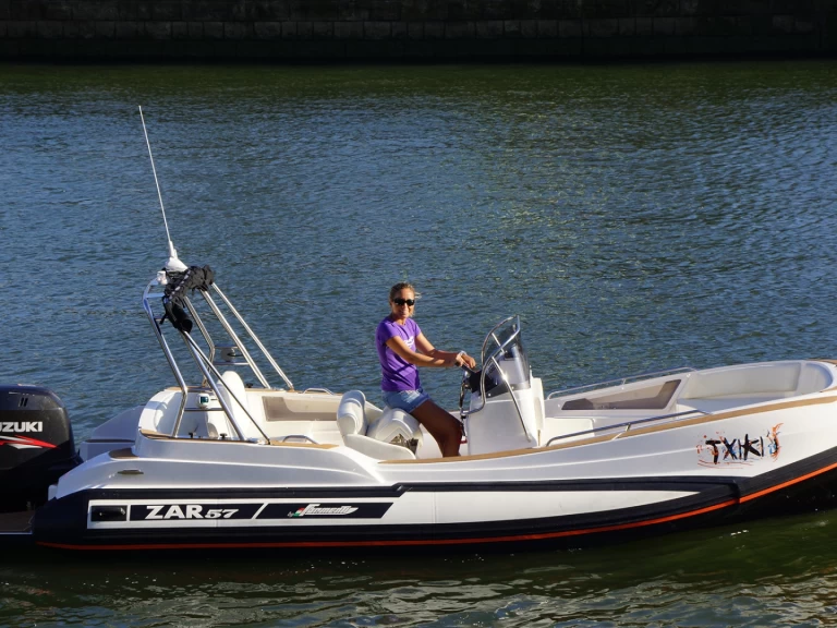 Bareboat Rental RIB Zar with a boat licence