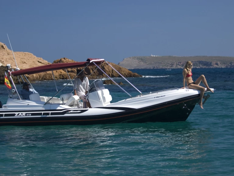 RIB rental with or without captain Zar Port de Pollença