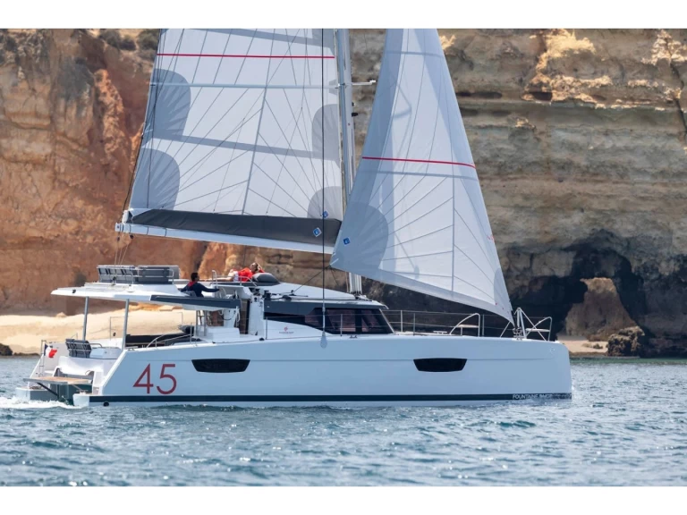 Fountaine Pajot Elba 45 charter bareboat or captained in  Capo d'Orlando