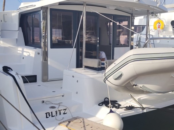 Bali Bali 4.2 charter bareboat or captained in  Furnari