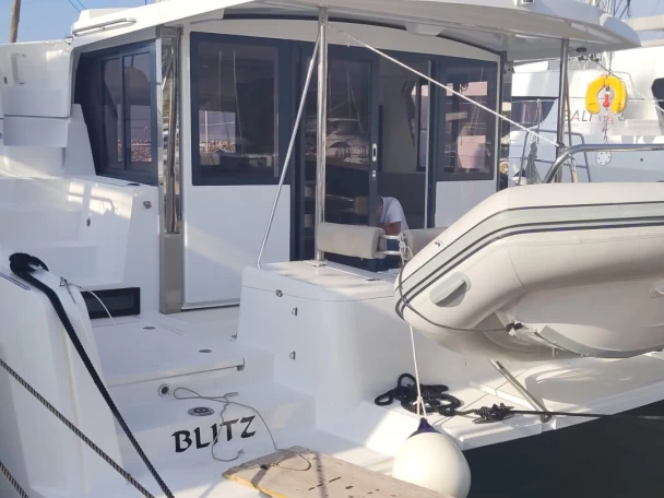 Bali Bali 4.2 charter bareboat or captained in  Furnari