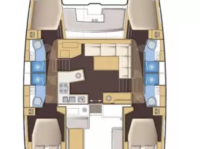 Catamaran rental with or without captain Lagoon Punat