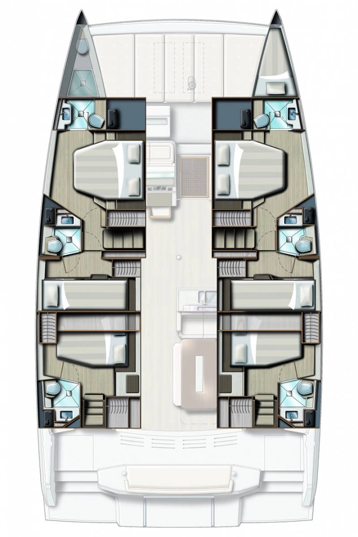 Catamaran rental with or without captain Bali Catamarans Eden Island