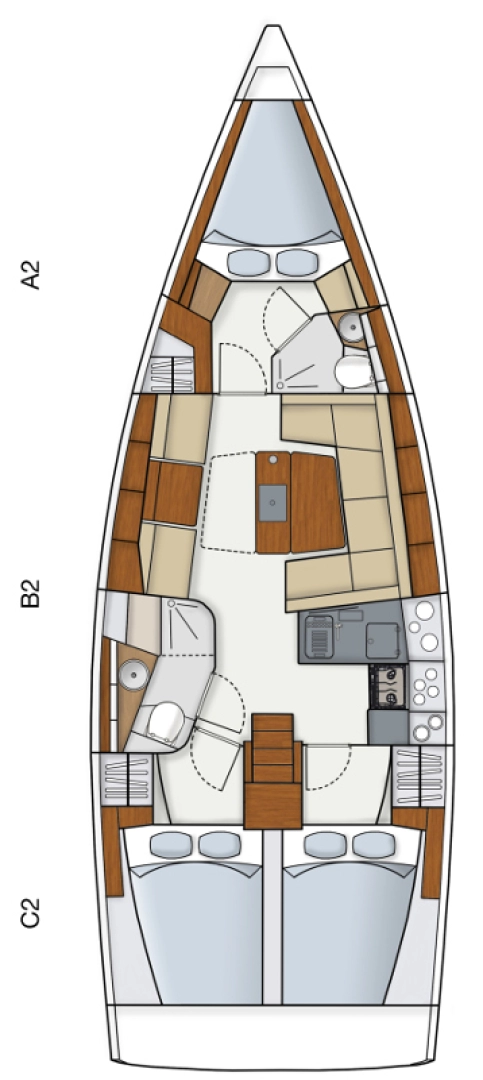 Sailboat rental in Sukošan - Hanse Hanse 415