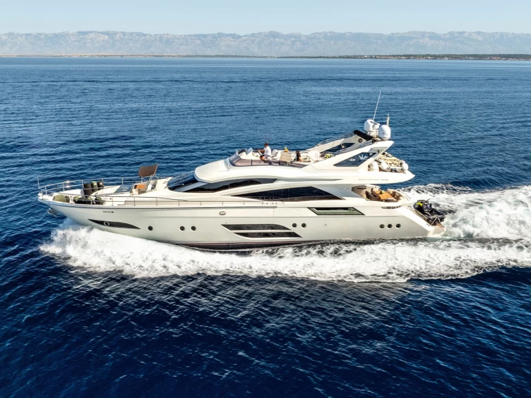 Dominator-Shipyard Dominator 780S Deluxe charter bareboat or captained in  Sukošan