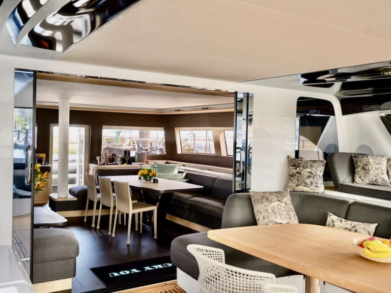 Yacht charter Barcelona cheap Lagoon Sixty5 2025