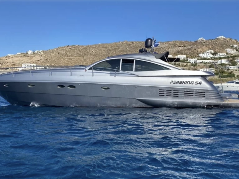 Bareboat Rental Luxury Yacht Pershing with a boat licence