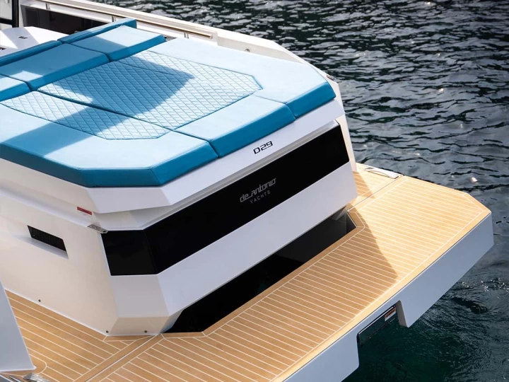 De Antonio D29 charter bareboat or captained in  Porto Badino