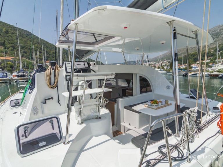 Bareboat Rental Catamaran Lagoon with a boat licence