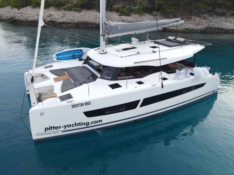 Bareboat Rental Catamaran Fountaine Pajot with a boat licence
