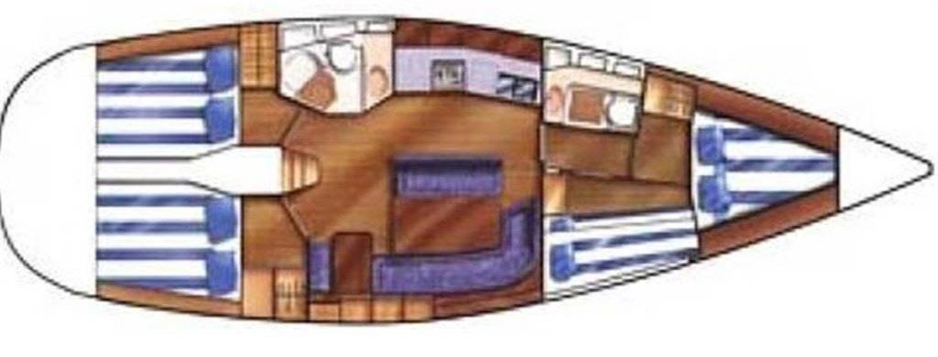 Sailboat rental in Marina Ibiza - Dufour Dufour 43 Classic