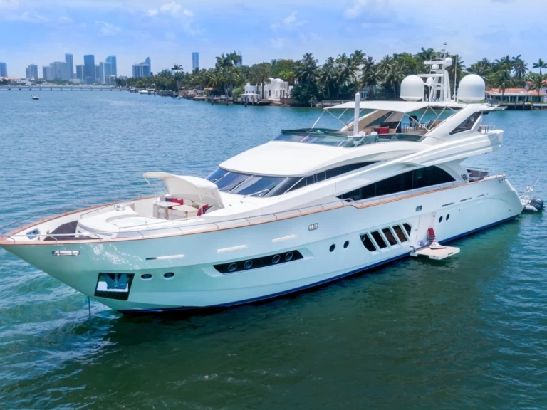 Luxury Yacht rental with or without captain Dominator Miami Beach