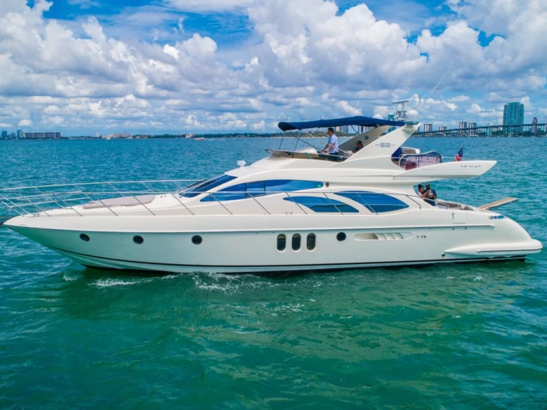 Azimut Azimut 62 Fly charter bareboat or captained in  Miami Beach