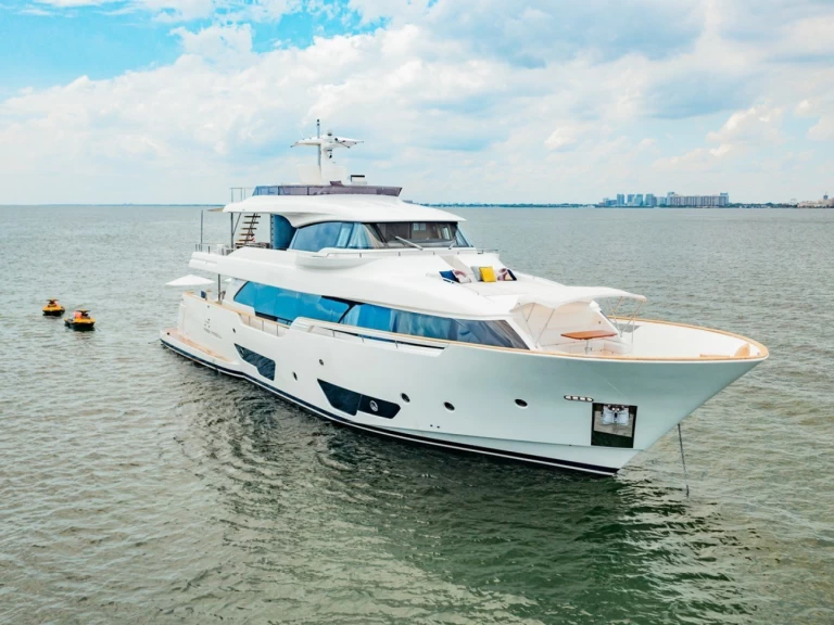 Custom Line Custom Line 95' charter bareboat or captained in  Miami Beach