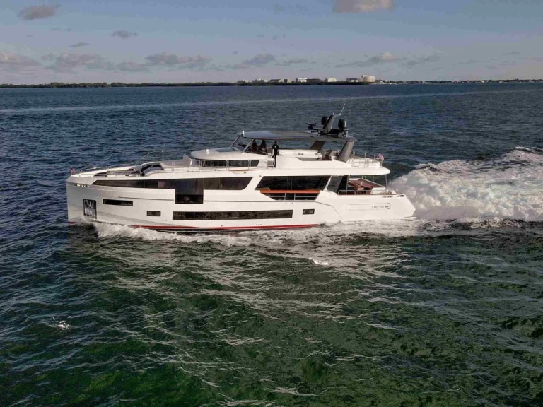 Sirena 88’ Sirena charter bareboat or captained in  Miami Beach