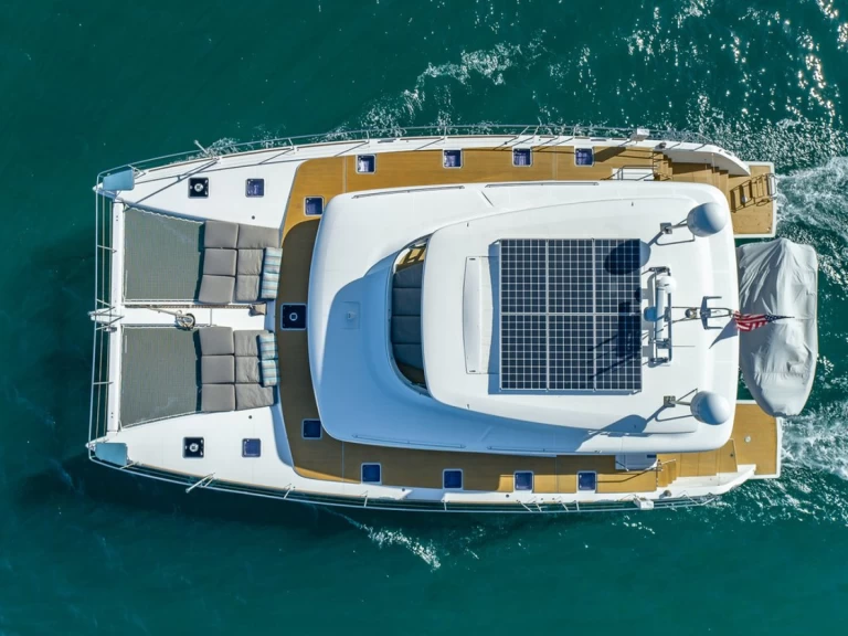Lagoon 63' Catamaran charter bareboat or captained in  Miami Beach
