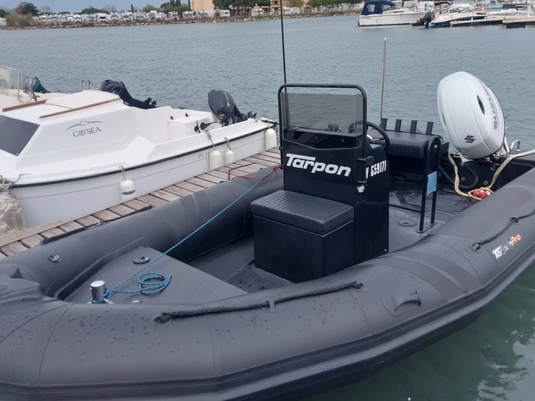 Bareboat Rental RIB Tarpon with a boat licence