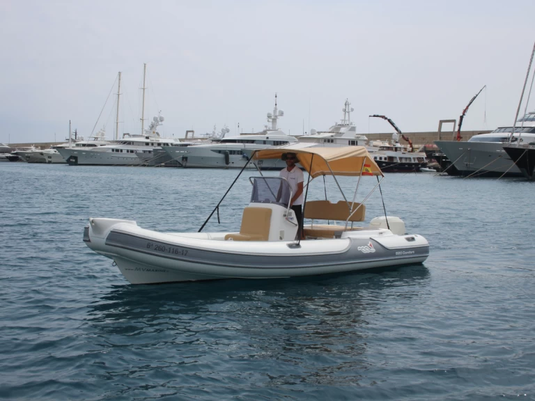 Bareboat Rental RIB MV Marine with a boat licence