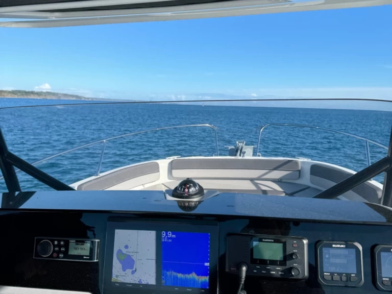 Jeanneau Cap Camarat 9.0 CC charter bareboat or captained in  Saint-Quay-Portrieux