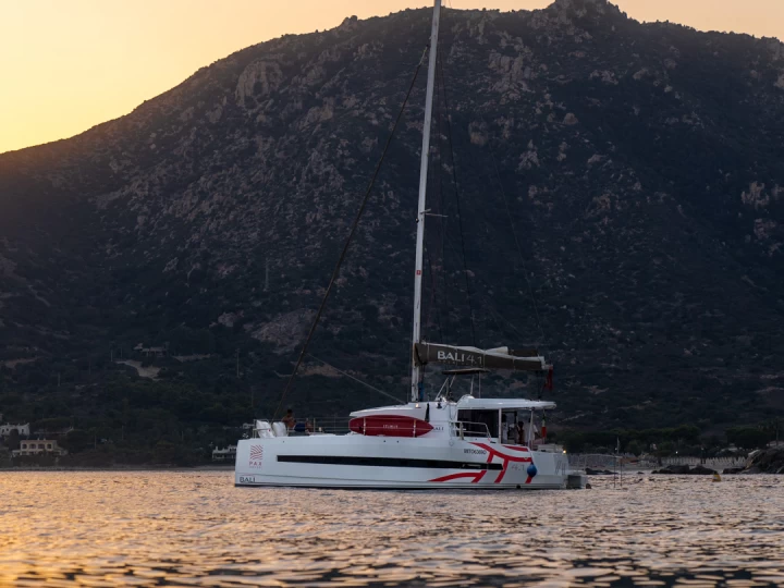 Bali Bali 4.1 charter bareboat or captained in  Cagliari