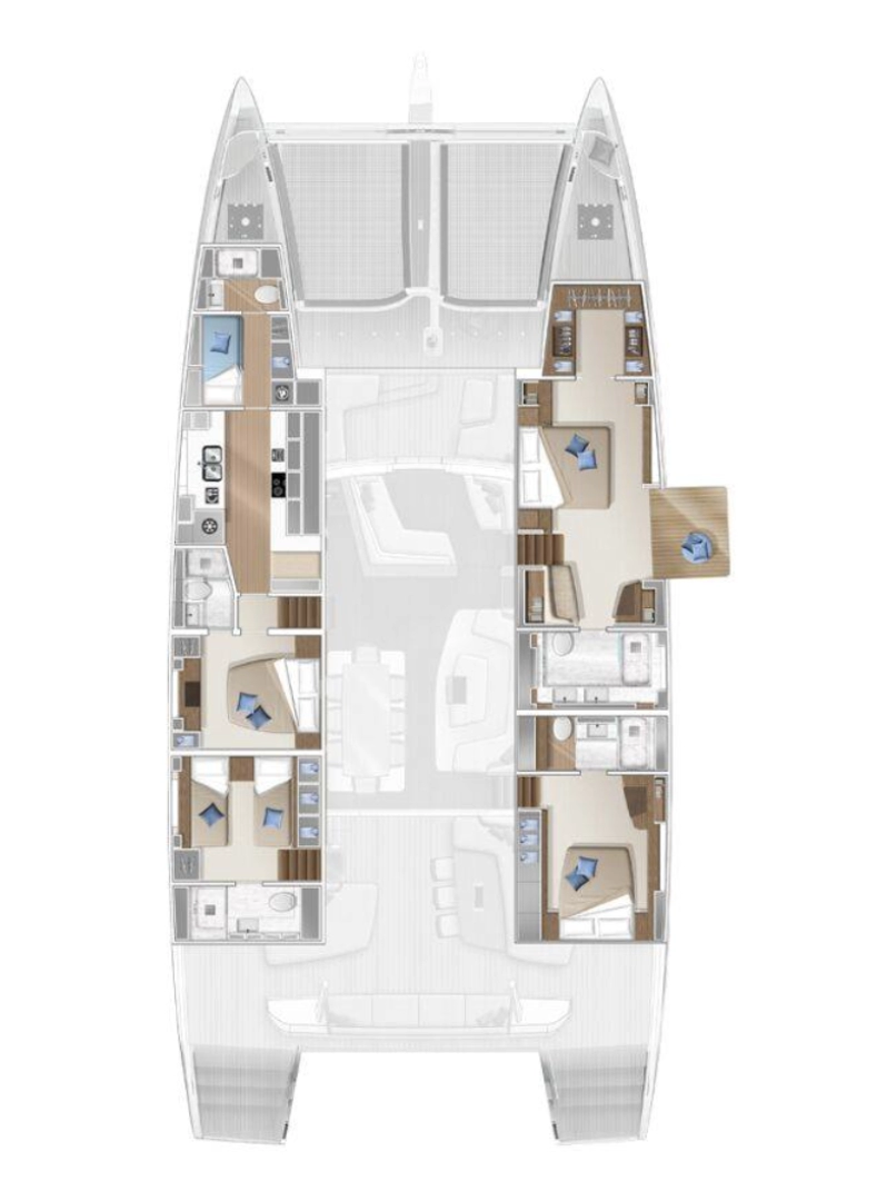 Catamaran for rent Bas du Fort at the best price