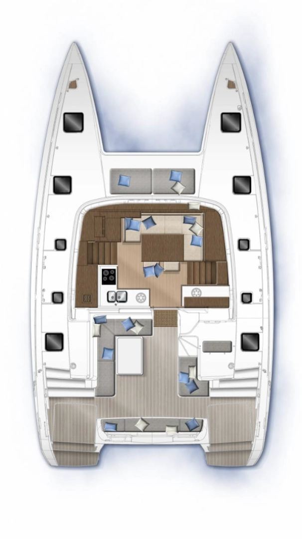 Yacht charter Bas du Fort cheap Lagoon 40