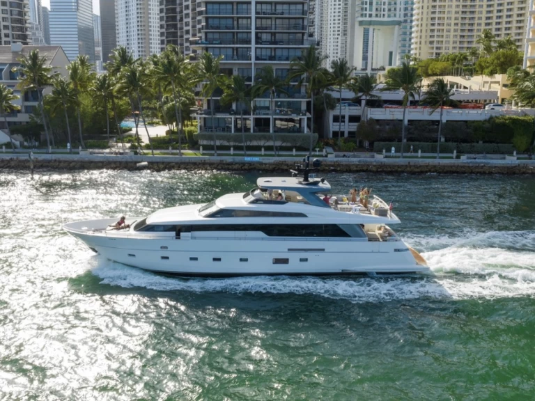 San Lorenzo San Lorenzo 92 charter bareboat or captained in  Miami Beach