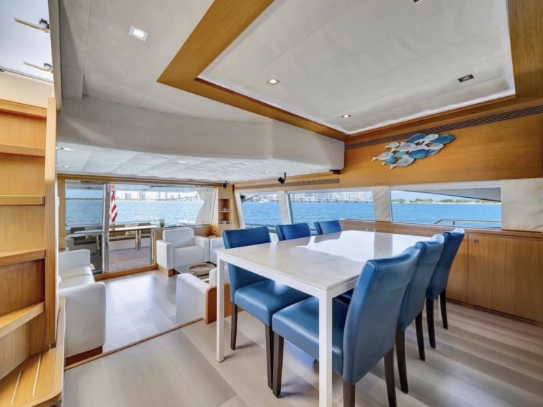 Ferretti Ferretti 80 charter bareboat or captained in  Miami Beach