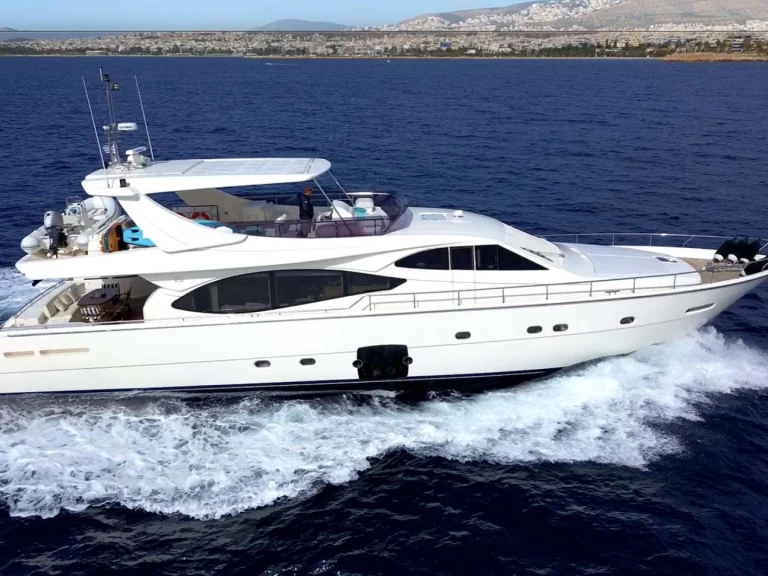 Ferretti ARGO V charter bareboat or captained in  Glyfada
