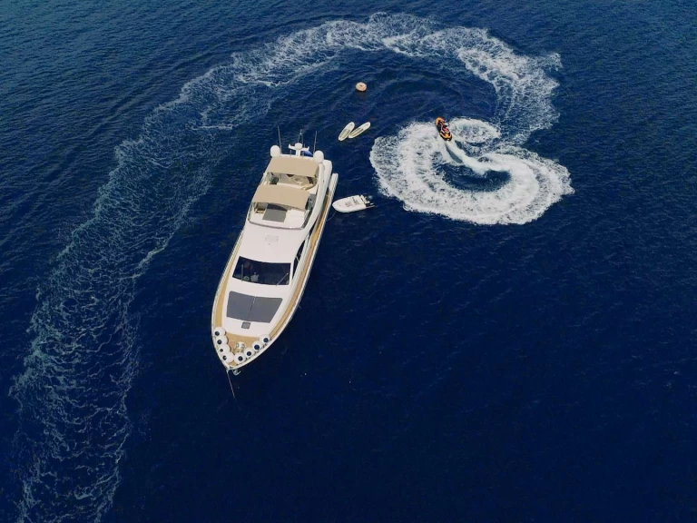 Ferretti ORLANDO L charter bareboat or captained in  Split