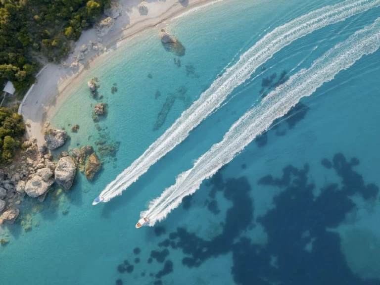 Bareboat Rental Motorboat Saver with a boat licence