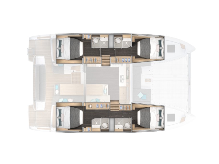 Catamaran rental with or without captain Lagoon Capo d'Orlando